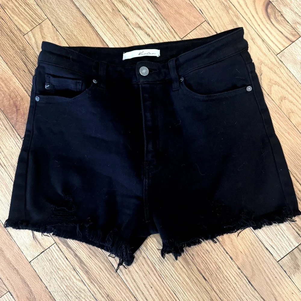 KanCan Basic High Rise Shorts - Picture 1 of 6